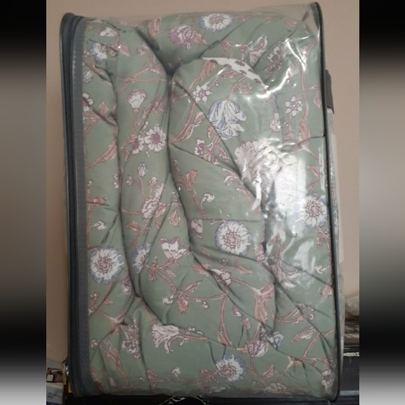 New Threshold Boho reversible printed comforter & sham set Full/Queen - Picture 2 of 12